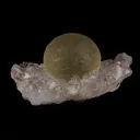 Fluorite Botryoidalon on MM Quartz Natural Mineral Specimen - image 1