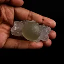 Fluorite Botryoidalon on MM Quartz Natural Mineral Specimen - image 5