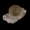 Fluorite Botryoidalon on MM Quartz Natural Mineral Specimen - image 2
