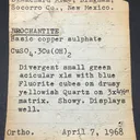 Fluorite, Brochantite - 1968 - image 2