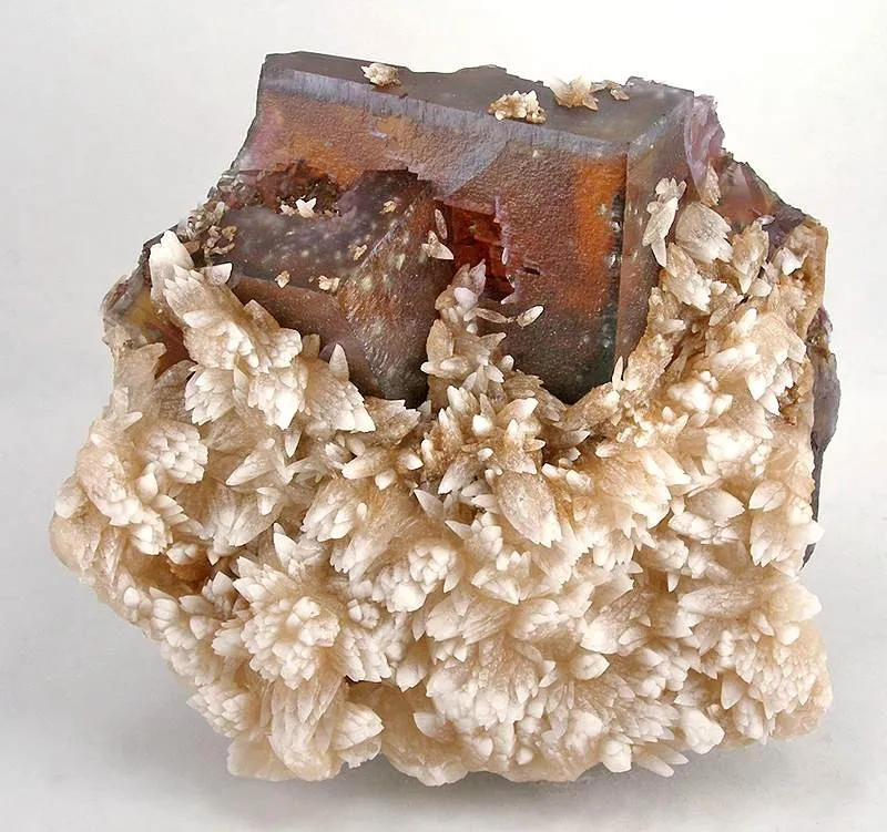 Fluorite, Calcite image