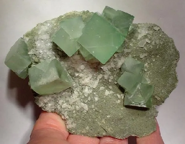 Fluorite, Calcite image