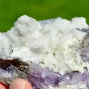 Fluorite & Calcite Barite 325 grams - Fontsante Mine, Tanneron, Var, France - image 5