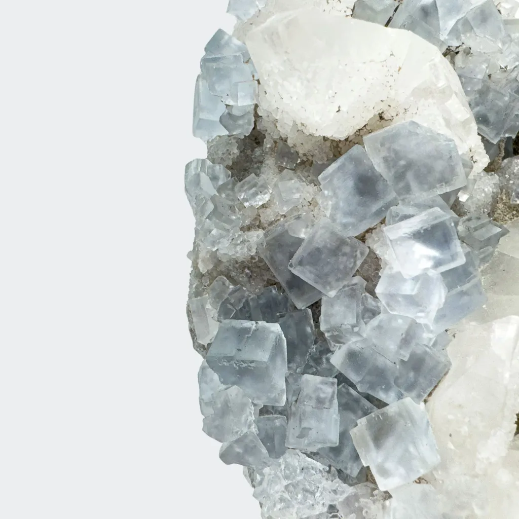 Fluorite, Calcite & Baryte from Spain, Asturias, La Viesca Mine - image 2