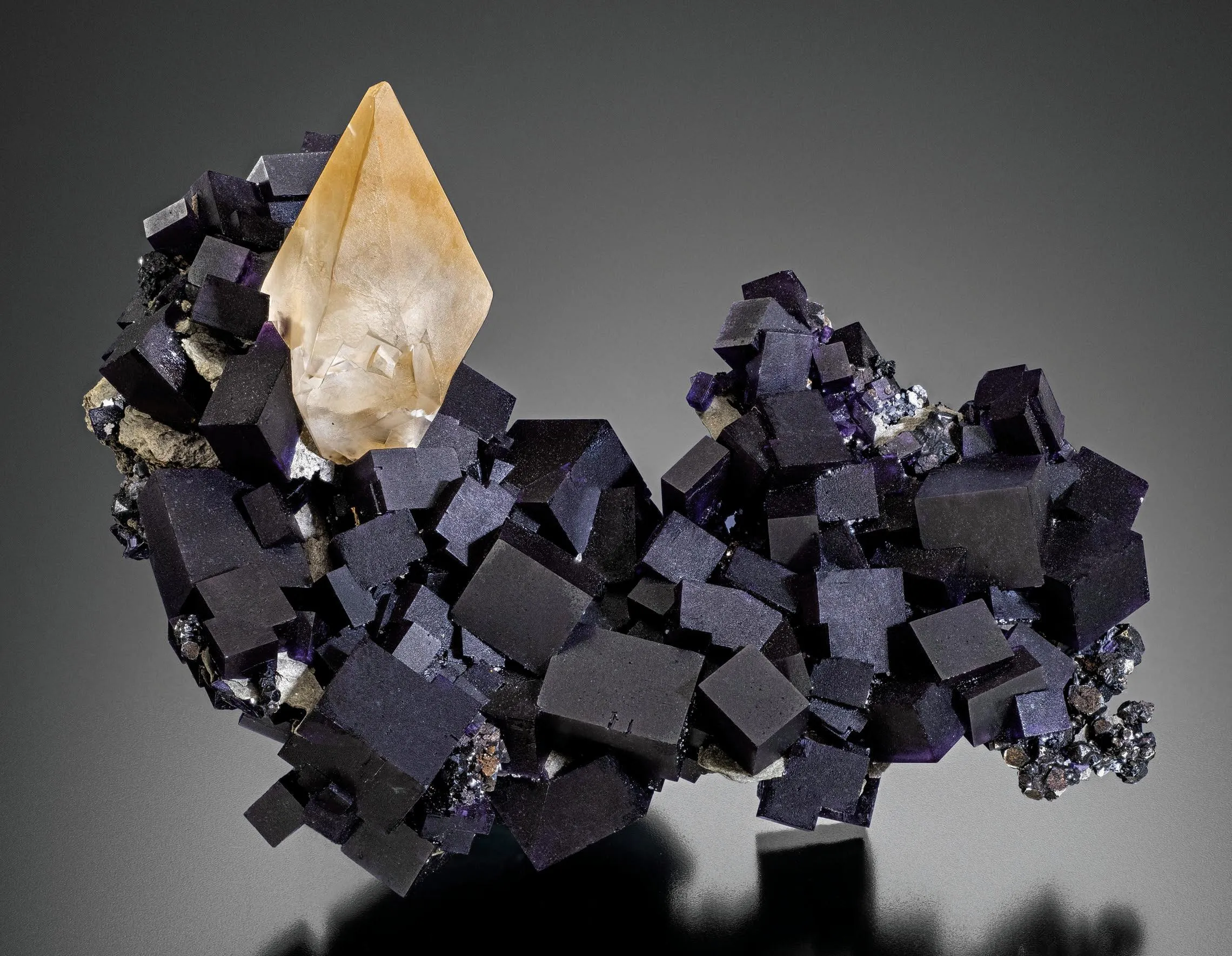 Fluorite, Calcite - image 1