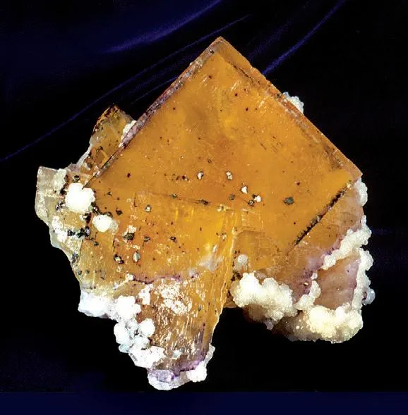 Fluorite, Calcite, Chalcopyrite image
