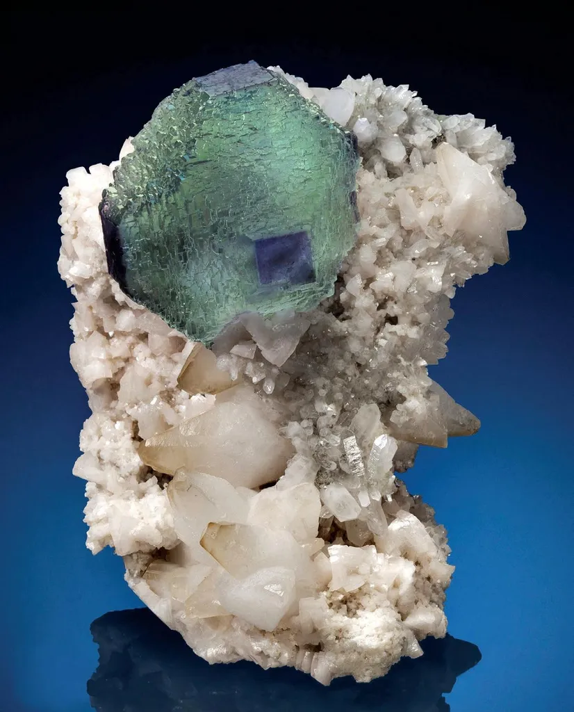 Fluorite, Calcite, Dolomite, Quartz image