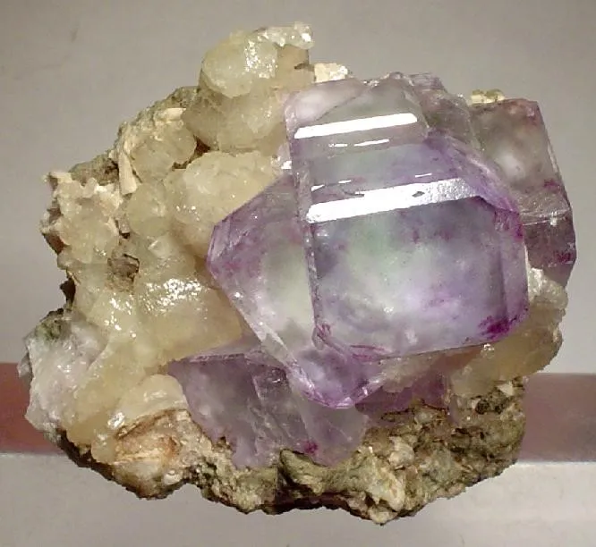 Fluorite, Calcite image