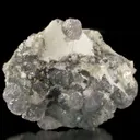Fluorite, Calcite, Heulandite and Pyrite - image 2