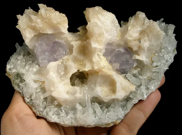 Fluorite, Calcite, Quartz image