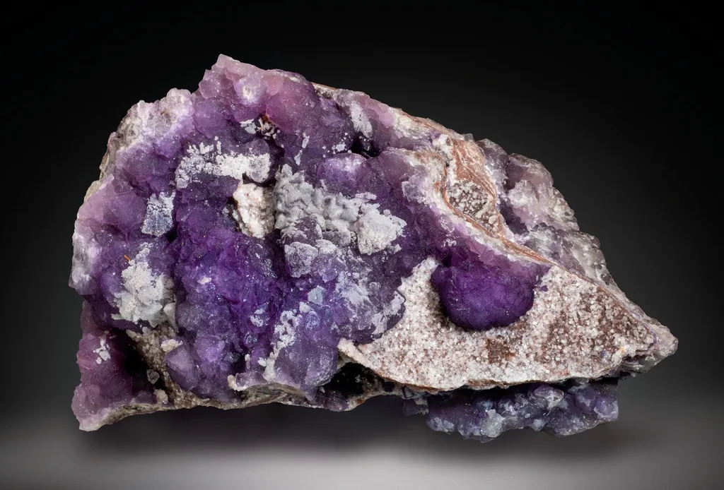 Fluorite, Calcite, Quartz image
