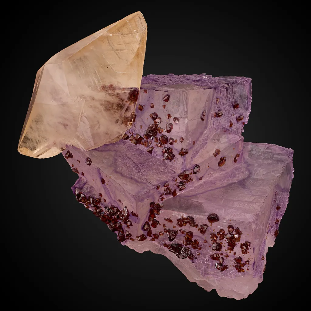 Fluorite, Calcite, Sphalerite image