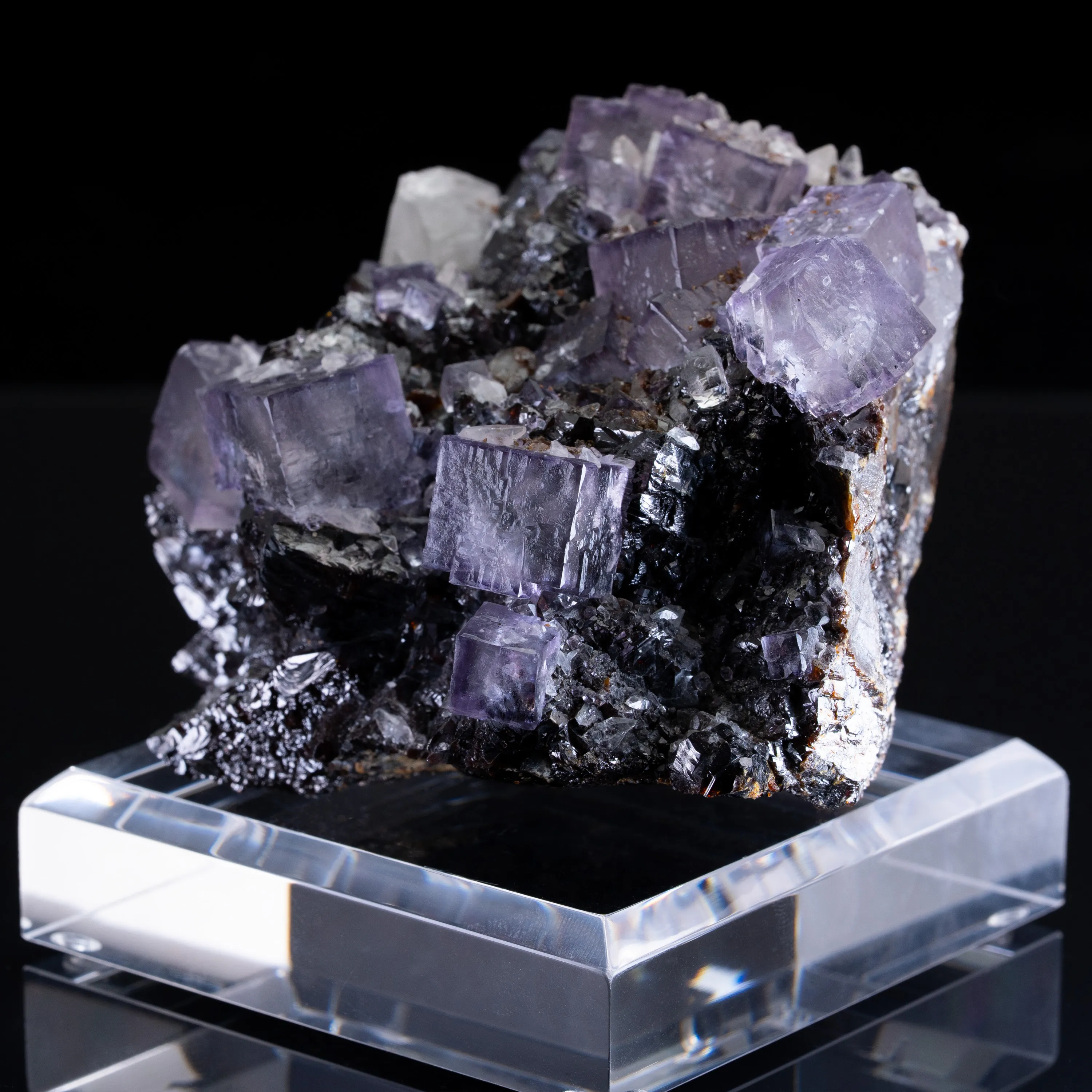 Fluorite, Calcite & Sphalerite - Elmwood Mine - image 4