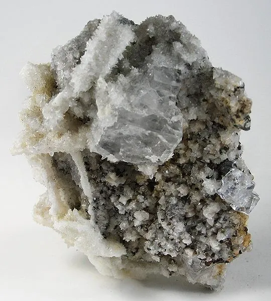 Fluorite, Chalcopyrite, Calcite - image 1
