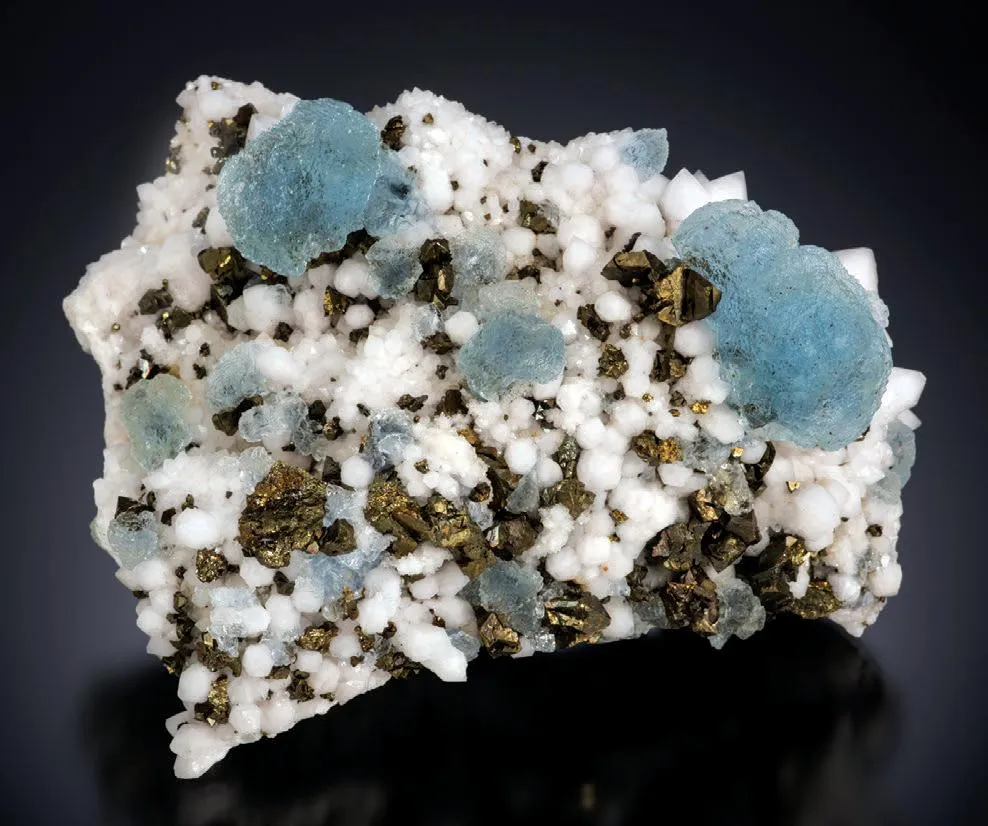 Fluorite, Chalcopyrite, Quartz - image 1