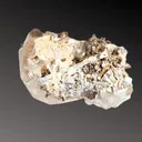 Fluorite (Clear) & Calcite w/ Axinite - image 5
