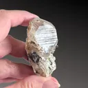 Fluorite (Clear) & Calcite w/ Axinite - image 4