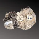 Fluorite (Clear) & Calcite w/ Axinite - image 7