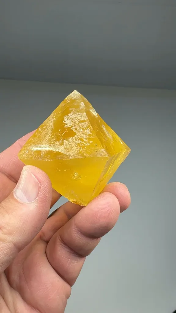 Fluorite (cleavage Octahedron) image