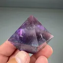 Fluorite (cleavage octahedron) - image 1