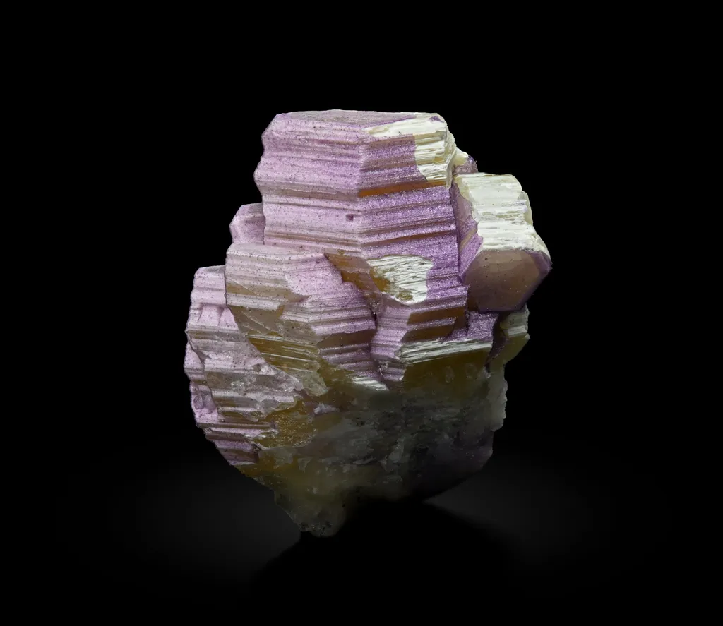 Fluorite coated Weloganite image