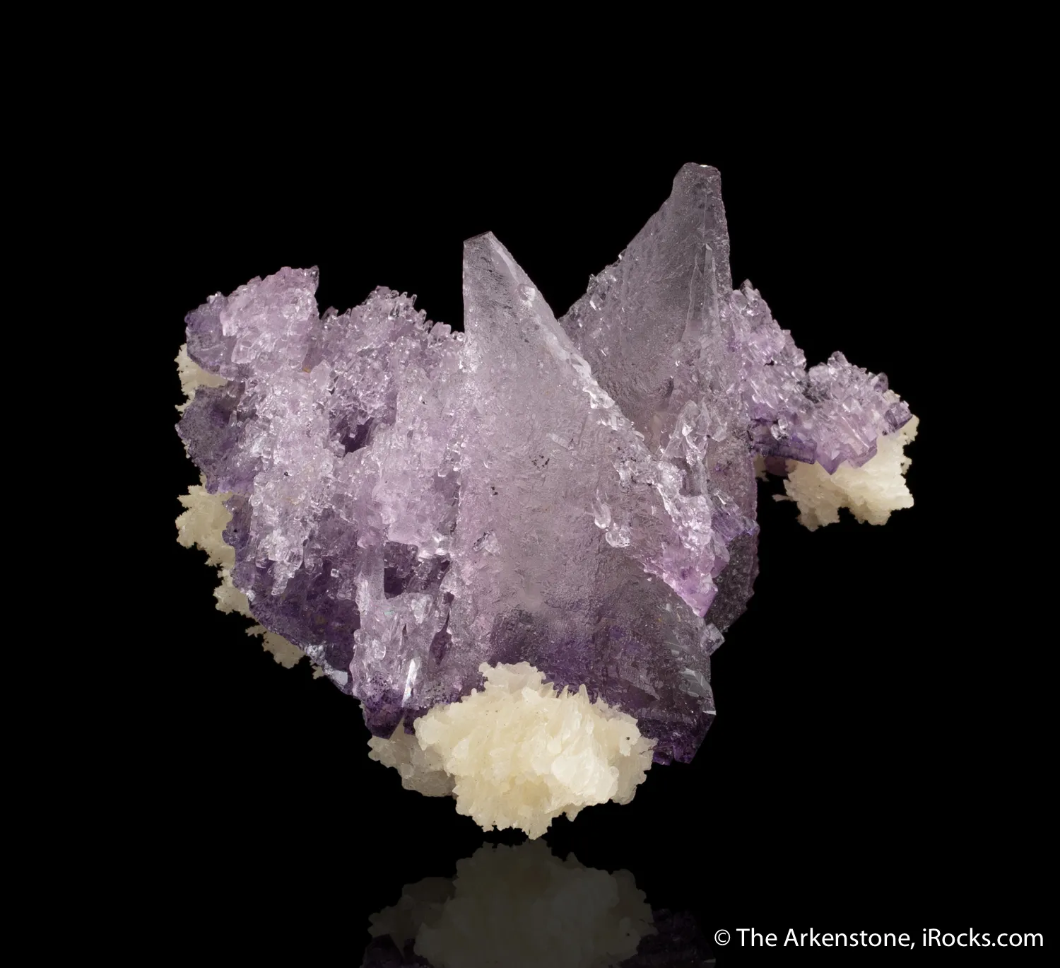 Fluorite "corners" with Baryte - image 4