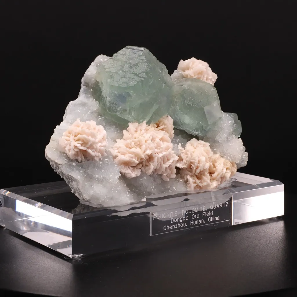 Fluorite Dolomite, Quartz - image 2