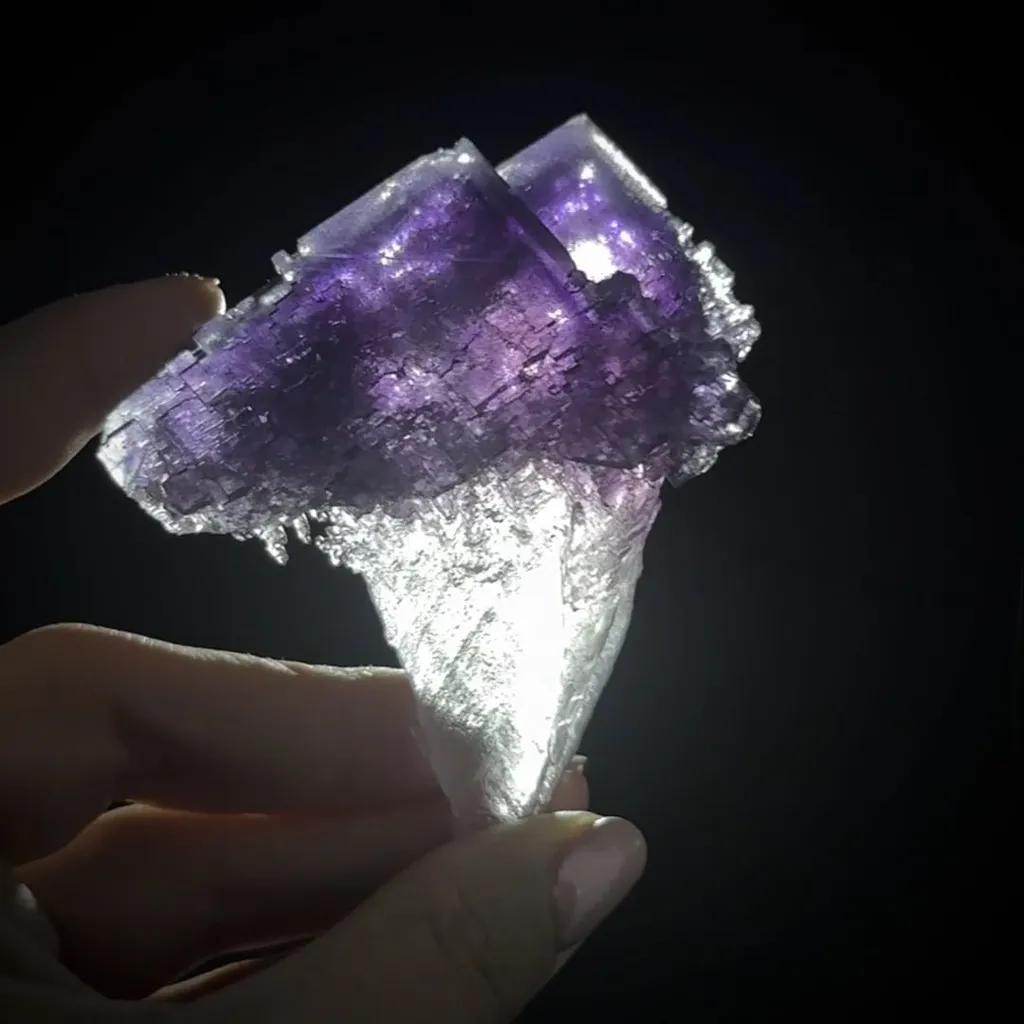 Fluorite (etched corner)