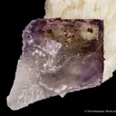 Fluorite (etched corner) on Baryte with Sphalerite - image 5