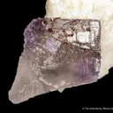 Fluorite (etched corner) on Baryte with Sphalerite - image 6