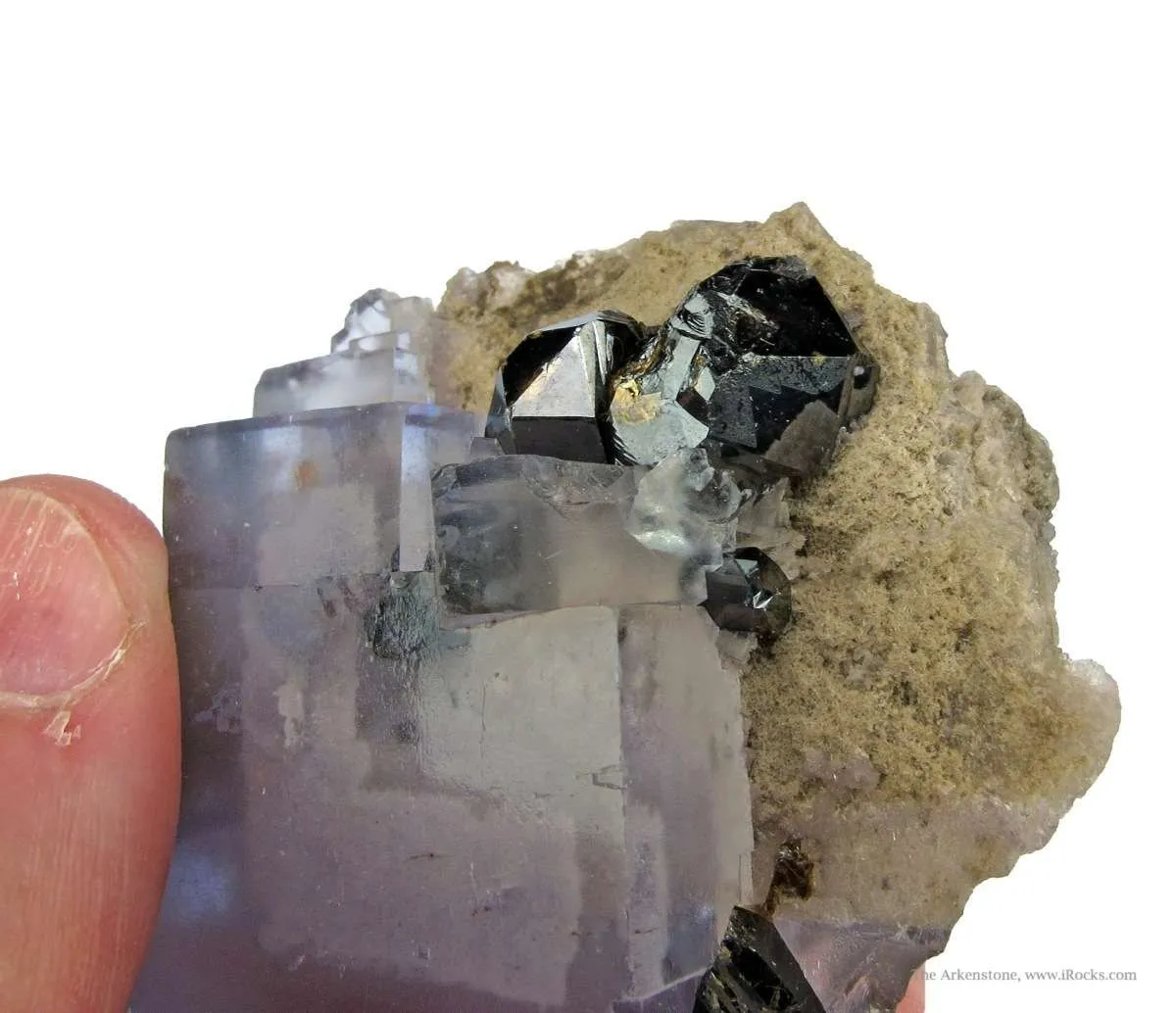 Fluorite (Exceptional Phantom Overgrowth) and Sphalerite - image 5