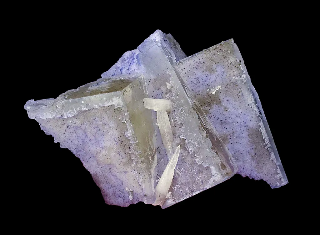Fluorite (fl) and Calcite (fl) image