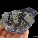 Fluorite (fl) and Chalcopyrite with Calcite - image 4