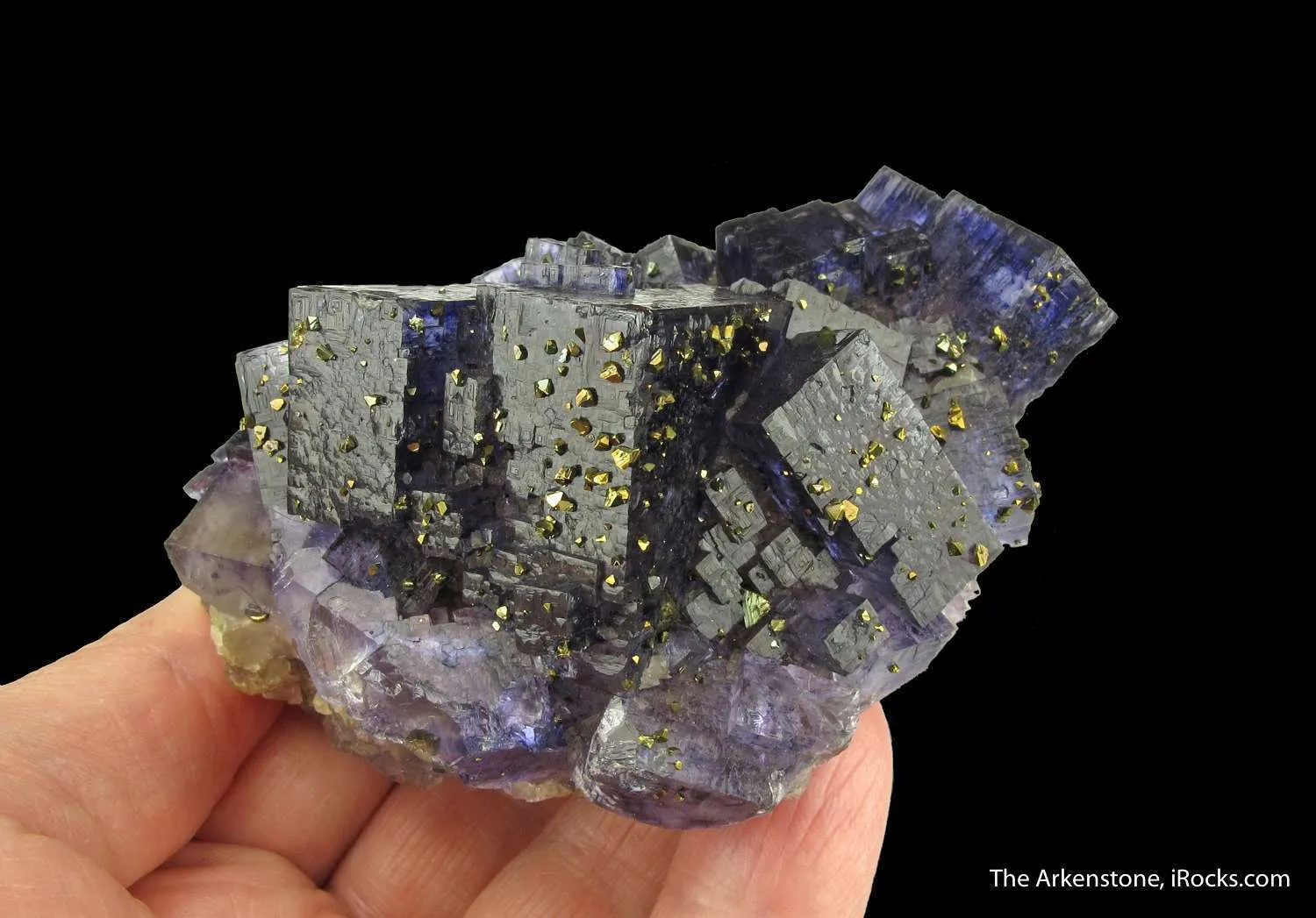 Fluorite (fl) and Chalcopyrite with Calcite - image 4