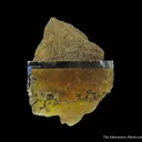 Fluorite (fl) on Baryte with inclusions - image 3
