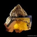 Fluorite (fl) on Baryte with inclusions - image 4
