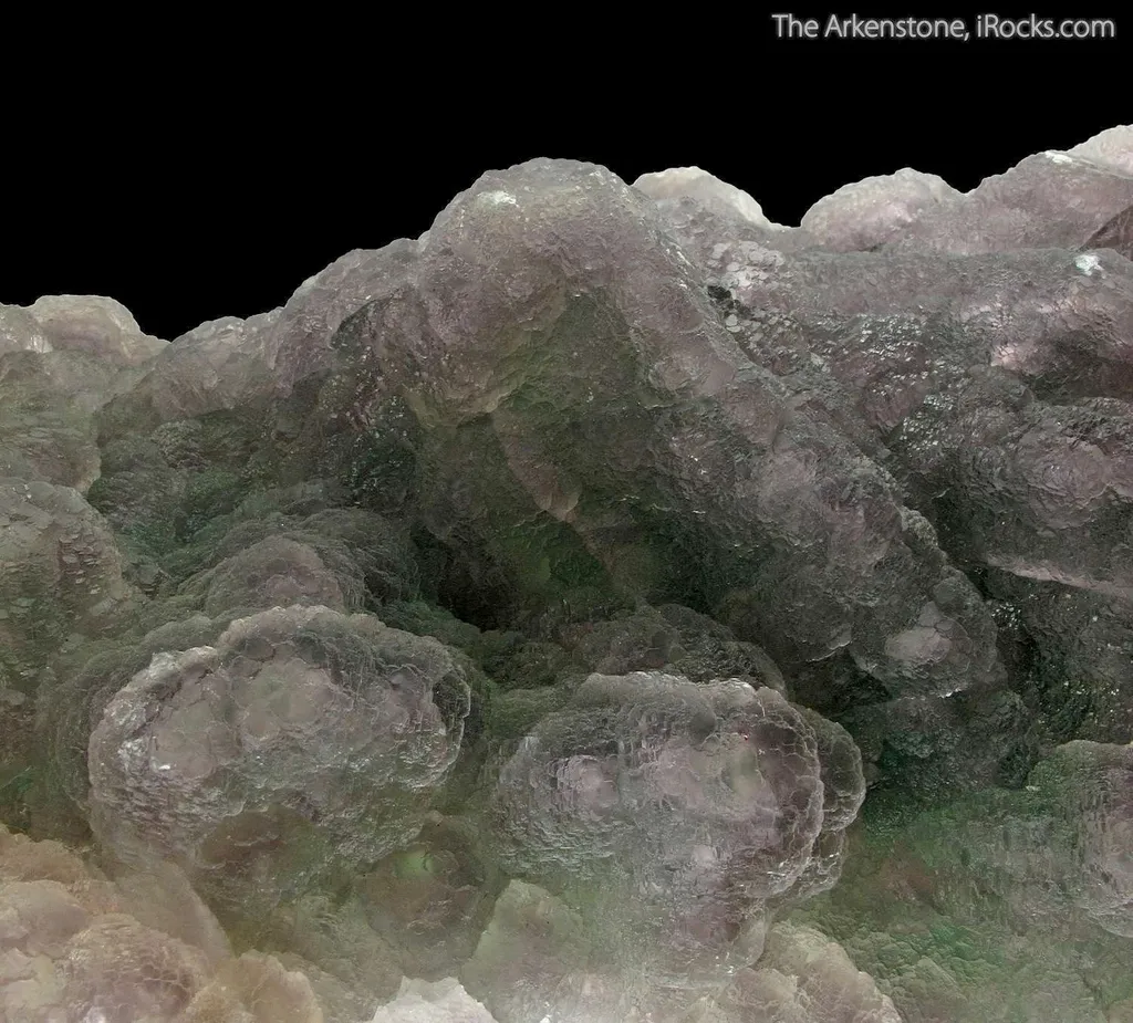 Fluorite (fl) on Fluorite, with Hyalite Opal (fl) - image 3