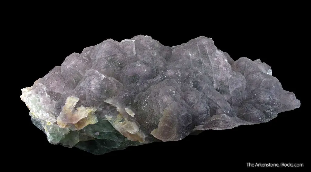 Fluorite (fl) on Fluorite, with Hyalite Opal (fl) - image 5