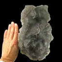 Fluorite (fl) on Fluorite, with Hyalite Opal (fl) - image 1