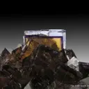 Fluorite (fl) on Sphalerite - image 3
