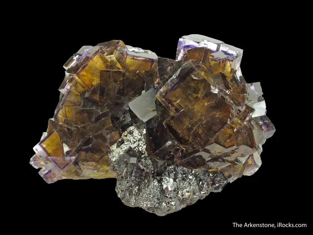 Fluorite (fl) on Sphalerite - image 5