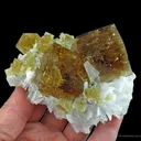 Fluorite (Fluorescent) and Celestine - image 5