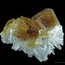 Fluorite (Fluorescent) and Celestine - image 1