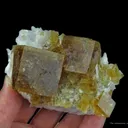 Fluorite (Fluorescent) and Celestine - image 2