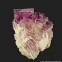 Fluorite (fluorescent) on Baryte - image 4
