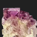 Fluorite (fluorescent) on Baryte - image 2