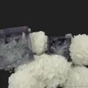 Fluorite (fluorescent) on Dolomite - image 6