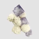 Fluorite (fluorescent) on Dolomite - image 2