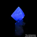 Fluorite (fluorescent) on Quartz - image 7