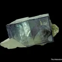 Fluorite (fluorescent) on Quartz - image 5